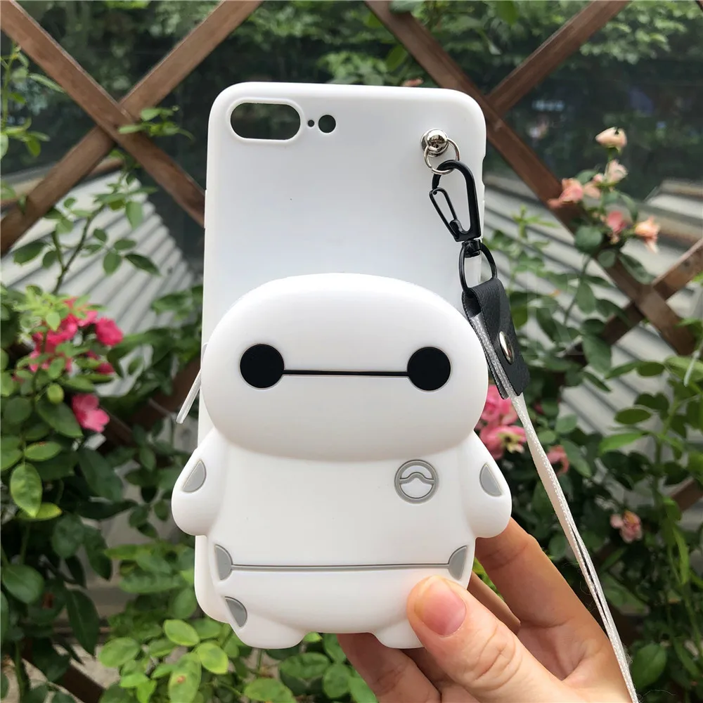 3D мультфильм Мелодия Медведь Сумочка с Тоторо Силиконовый ТПУ для телефона чехол