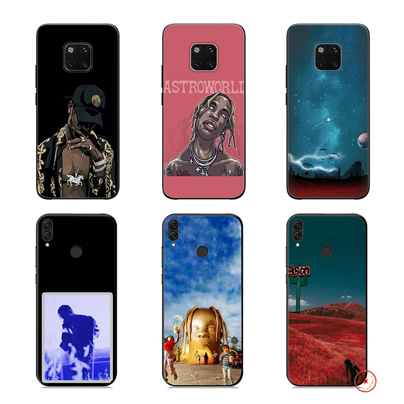 travis scott Astroworld Soft Silicone Case for Huawei Mate 30 20 10 Lite Pro Honor Nova 3 3i 4 5i |