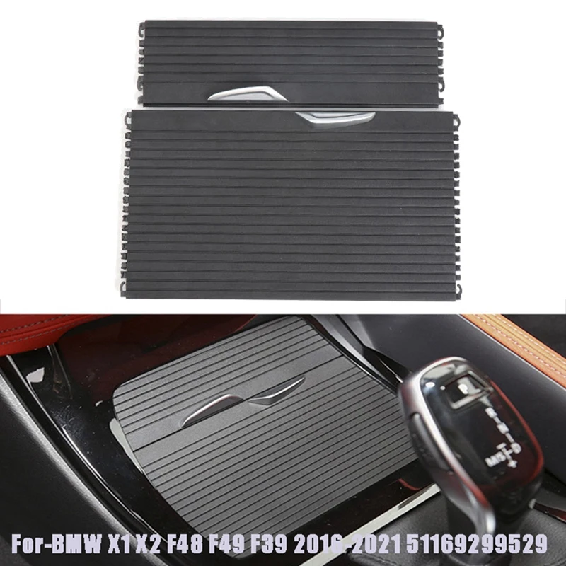 

Car Console Armrest Box Cup Holder Cover Storage Box Sliding Cover for BMW X1 X2 F48 F49 F39 2016-2021 51169299529