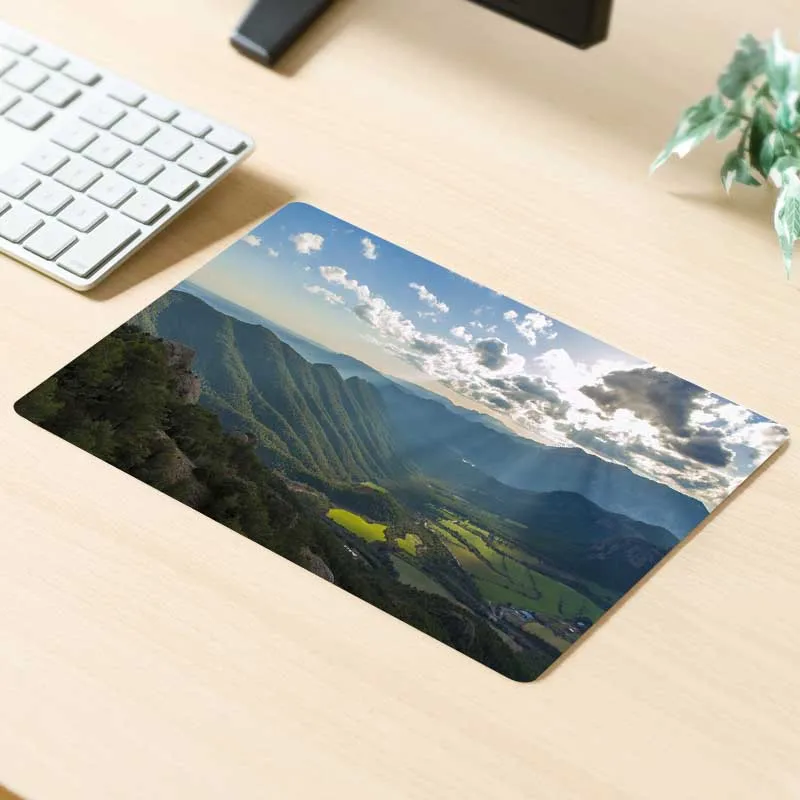 XGZ маленький коврик для мыши с ландшафтным узором горизонтальный ПК ноутбук
