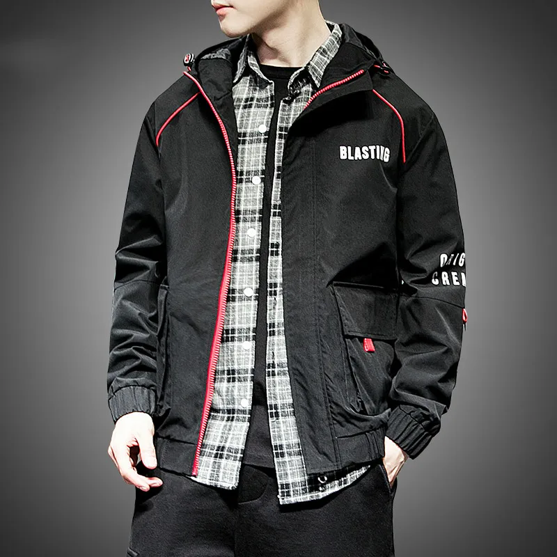 Мужская модная желтая куртка на весну и осень Повседневная однотонная бомбер