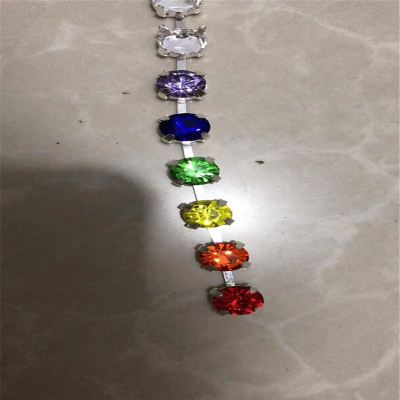

mixed color ss28 Jewelry Chain Cup Strong Rhinestone Handmade Silver Making With 6mm Can Soldering
