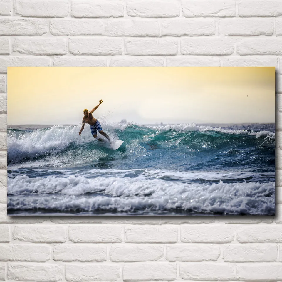 Экстремальные виды спорта Серфинг Виндсерфинг морской Настенный декор живопись
