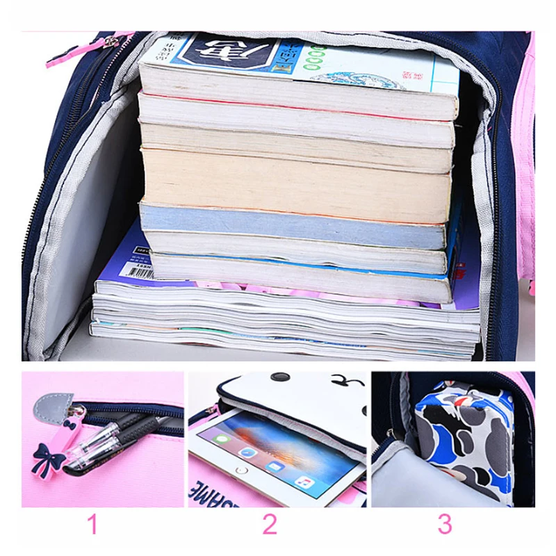 High capacity Waterproof bagpack primary school backpacks boys bookbags Large schoolbags for school girls 2020 for teenage kids