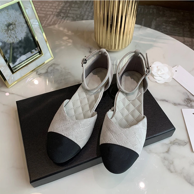 

Prowow brand Breathable women Flat Hot Sell Genuine Leather ShoesElegant Comfortable Buckle design Lady Fashion shoes