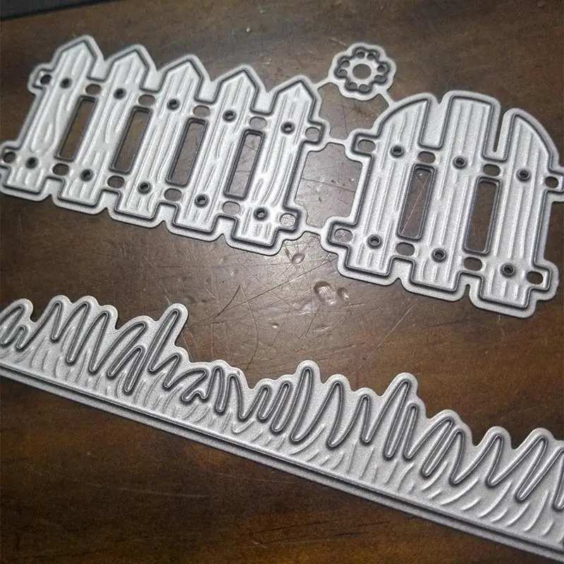 Металлический Сталь трава забор цветочного сада трафаретная пресс-форма для DIY