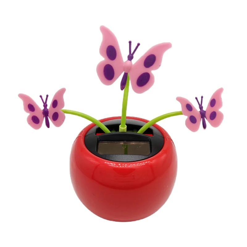 

Solar Toy Flowers Great Holiday Car Dashboard Ornaments H9EF