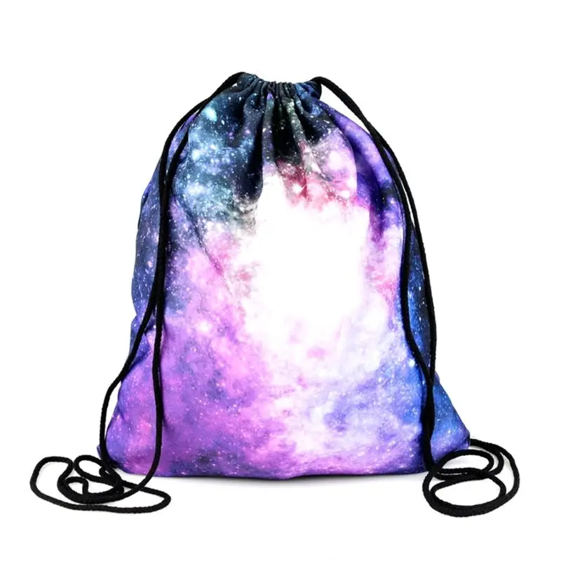 Милый 3D мешок с кулиской принтом школьный рюкзак для плавания и путешествий