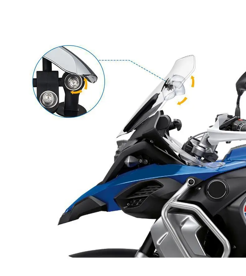 Универсальное зеркало заднего вида для мотоциклов BMW 1200GS с углом обзора 180