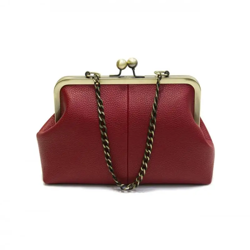 

Unishow Vintage Shoulder Bags Women Small Chain Crossbody Bags Kiss Lock Designed Brand Women Messenger Bags Sac Bolsa