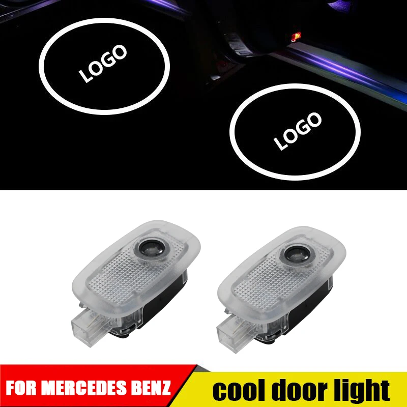 

2pcs For Mercedes Benz S w221 s350 s450 s300 s500 s63 s65 amg 2006-2013 Led Car Door Logo Laser Projector Light Accessories