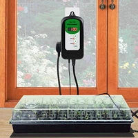 digital vivarium reptile thermostat for heat mats and ceramic heaterstemperature heat controllerlcd displayremote probe