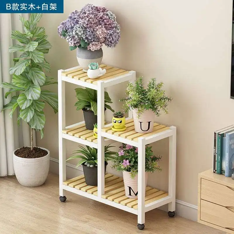 

Balcony Flower Shelf Racks Home Multi-layer Indoor Green Radish Meat Pot Rack Removable Partition Flower Shop Display