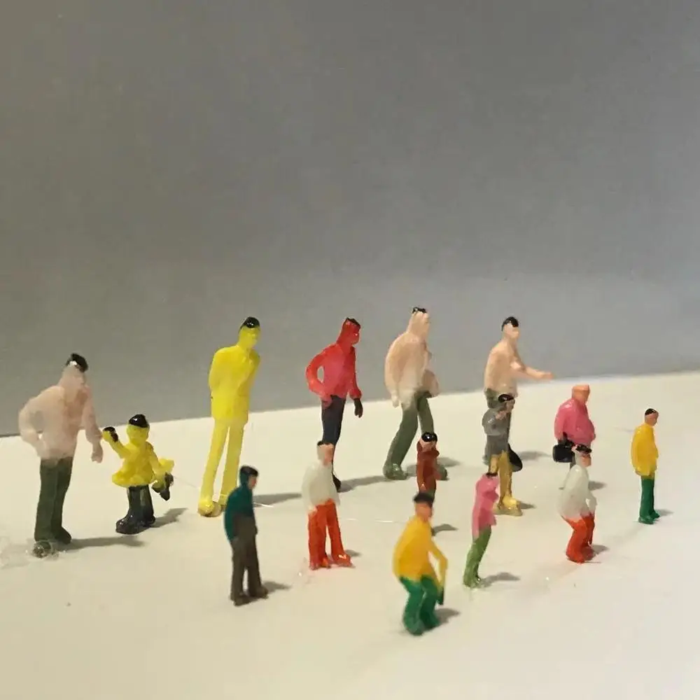 

Architectural scale Model railway Train People Figures in scale 1:200