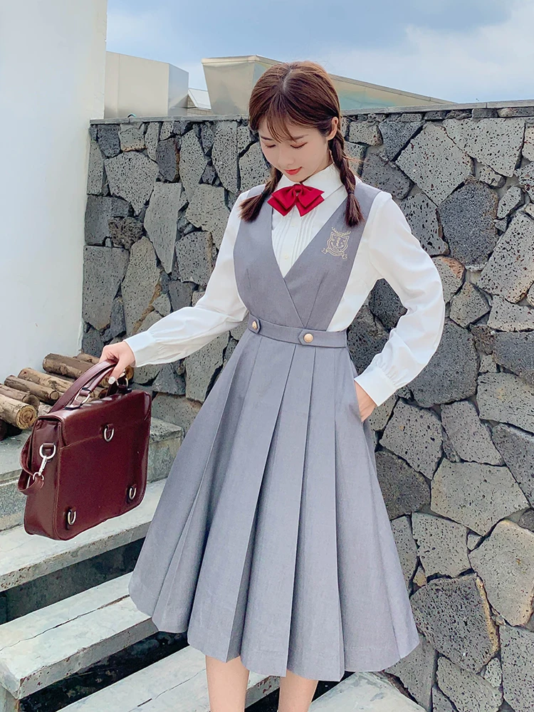 2022 Классическая школьная форма jk в японском стиле для милой девушки костюм жилет