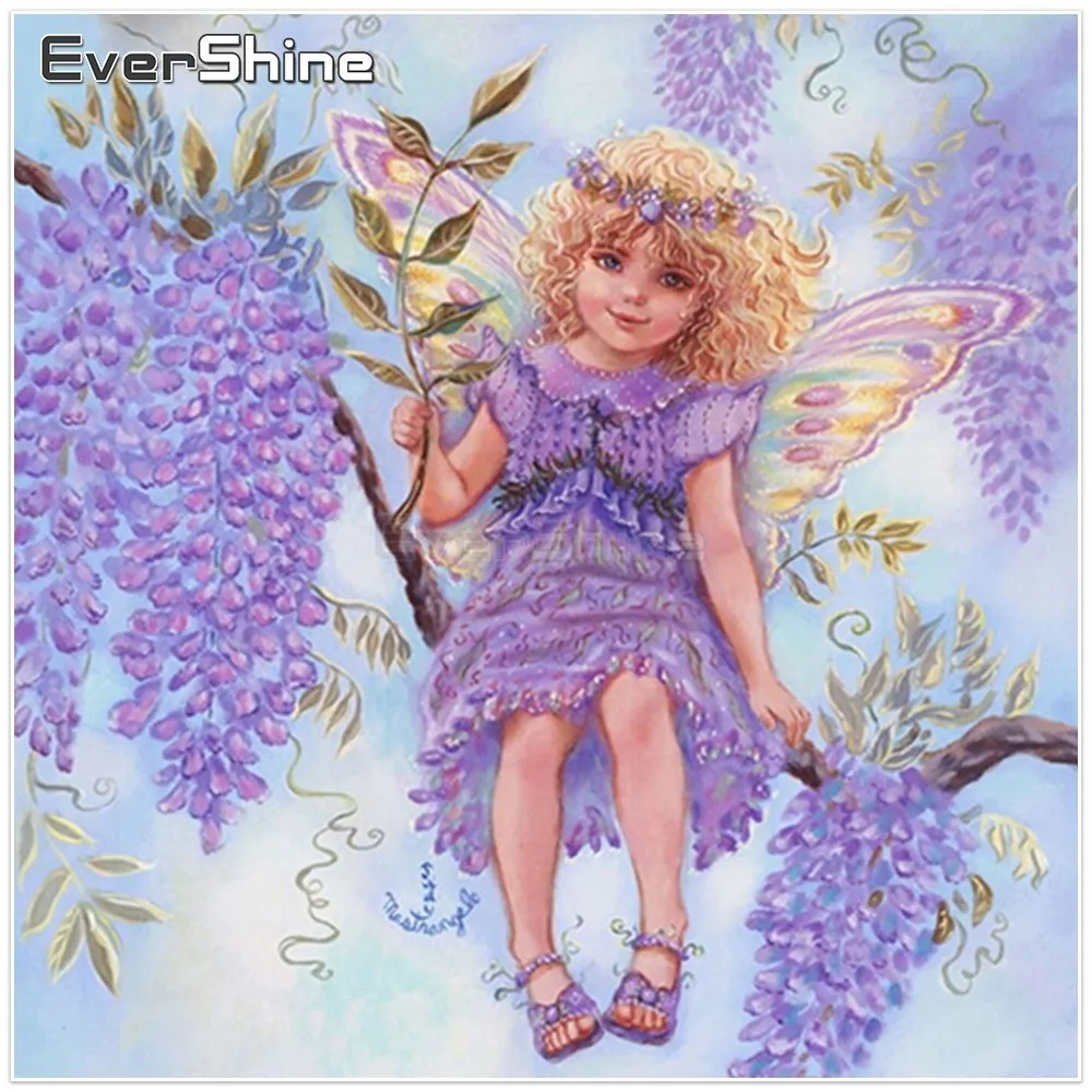 EverShine DIY алмазная живопись вышивка крестом девушка картина из страз полная