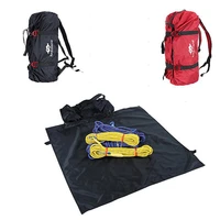 climbing rope bag climbing chalk bag portable outdoor safety rope waterproof adjustable folding accessories climbing equipment
