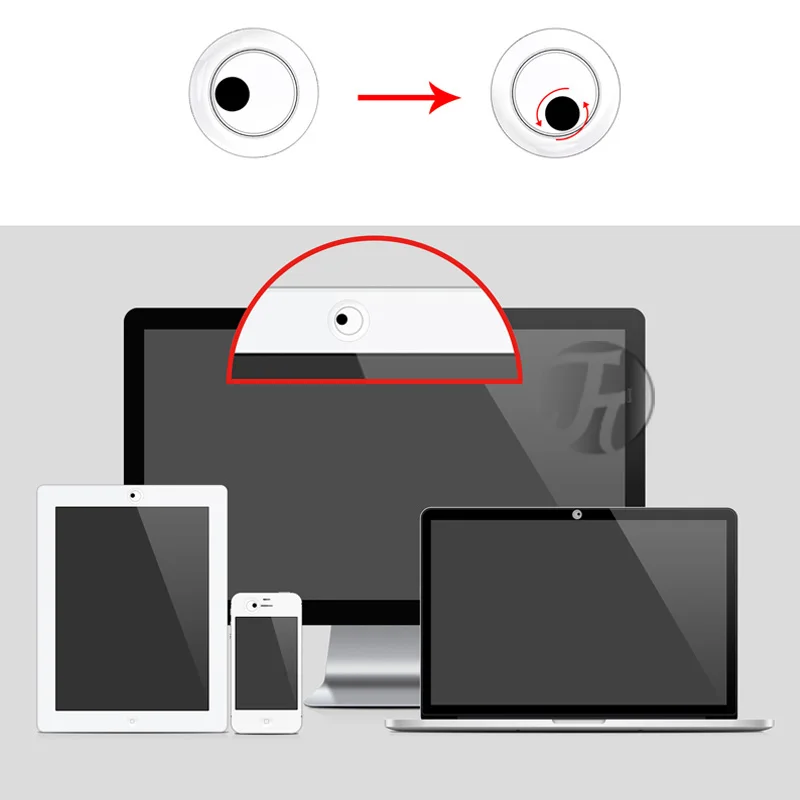 Стеклянный чехол для камеры веб-камеры ipad iphone антишпионская камера мобильный