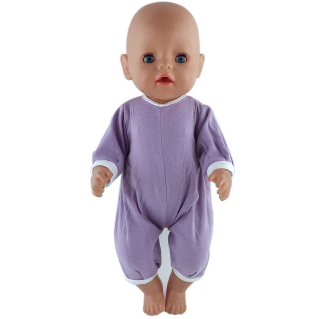 Недорогие фиолетовые комбинезоны одежда подходит для 18-дюймовых американских и