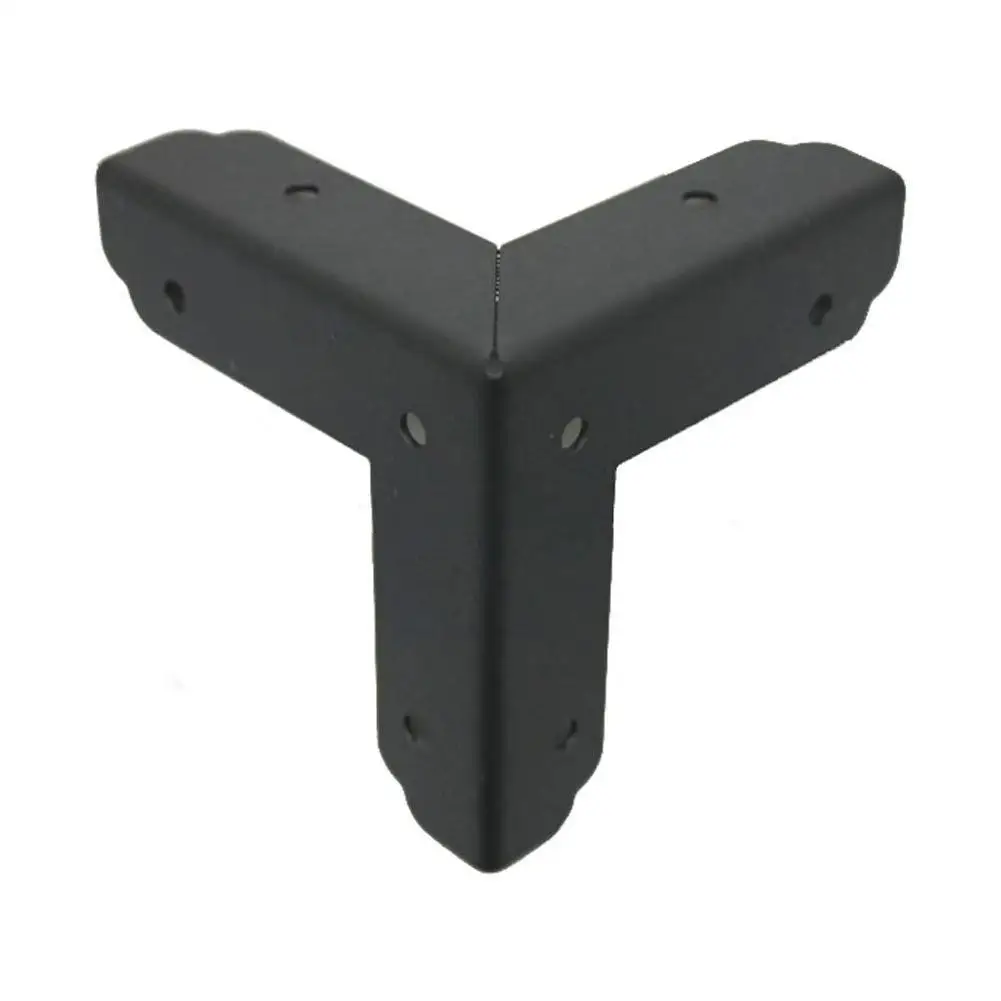 

4PCS Furniture Decorative Corner Antique Jewelry Gift Retro Cover Leg Metal Box Corner Protection Case Wood Protector Feet D4O1