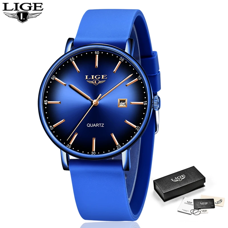 

LIGE Watch Men Simple Fashion Watch Men Top Brand Quartz Watch Luxury Creative Waterproof Calendar Men Watches Relogio Masculino
