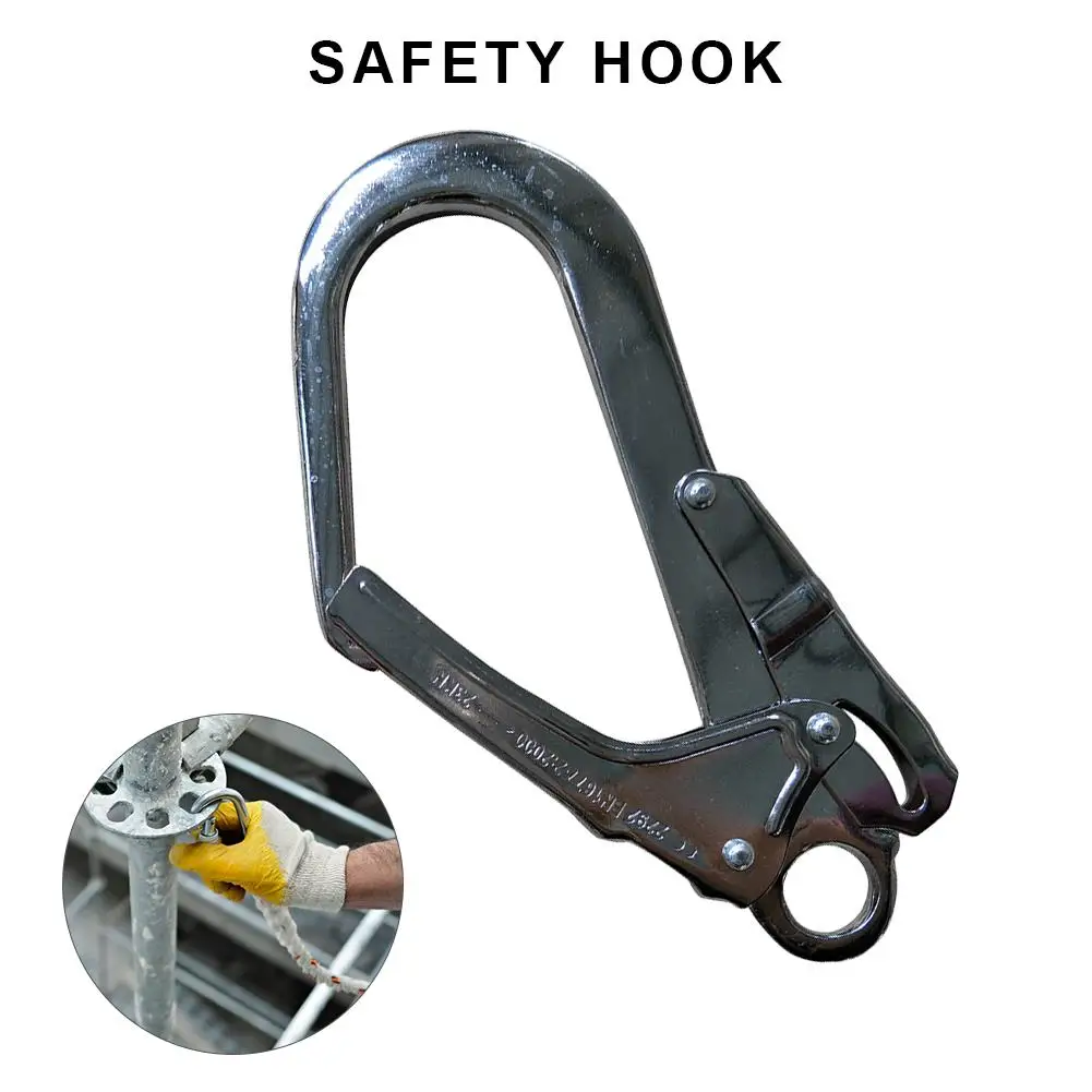 High Strength Rebar Hook Fall Protection Carabiners Clips For Aerial Work Wire Automatic Tool Outdoor Camping | Спорт и развлечения
