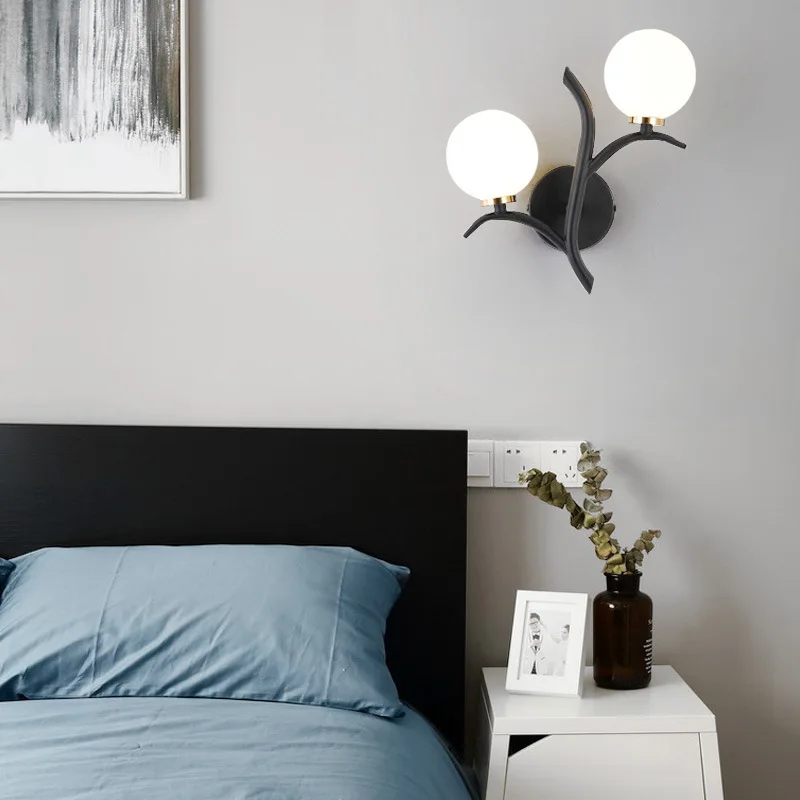 

Хрустальный светильник для спальни, веревочный проход, прикроватный коридор, настенный светильник