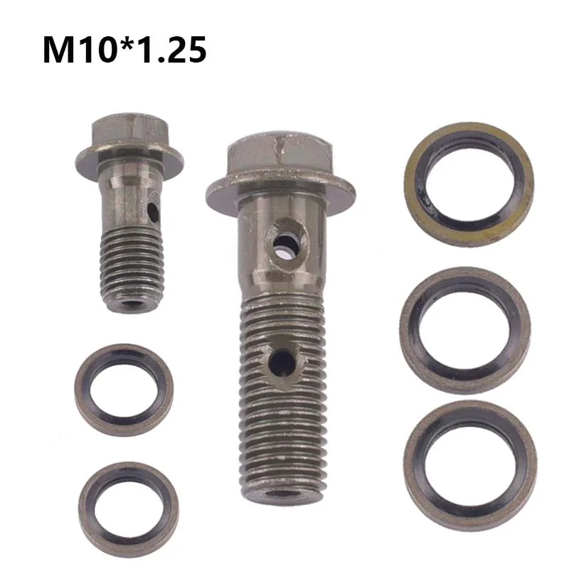 M10 * 1 25 главный тормозной цилиндр Масляный шланг винт банджо болт мотоциклетная