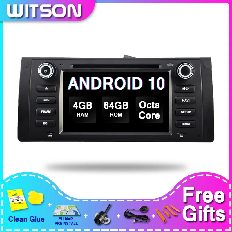 WITSON ANDROID 10.0 Car Radio Multimedia Player For BMW E39 Car Audio System 4GRAM 64GBROM WITSON ANDROID 10.0 Car Radio Multimedia Player For BMW E39 Car Audio System 4GRAM 64GBROM