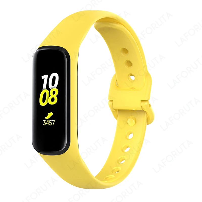 Laforuta силиконовый ремешок для Galaxy Fit-e ремешок резиновый спортивный браслет для samsung R375 петля женский мужской фитнес-браслет