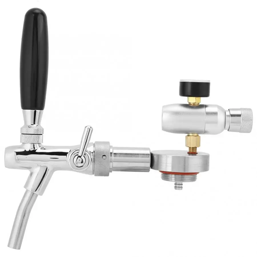 Нержавеющая сталь пива крышка кега распределитель регулируемый кран Давление