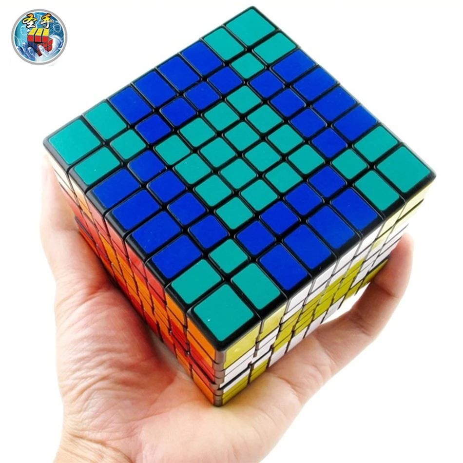 

Sengso 8x8x8 Black Cubo Magico Children Smooth Educational Toy sengso 8x8 Professional Speed Adults Antistress Cubes Puzzle