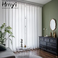 soft white tulle curtains for living room japan style voile sheer window curtain for bedroom thick chiffon curtains for kitchen