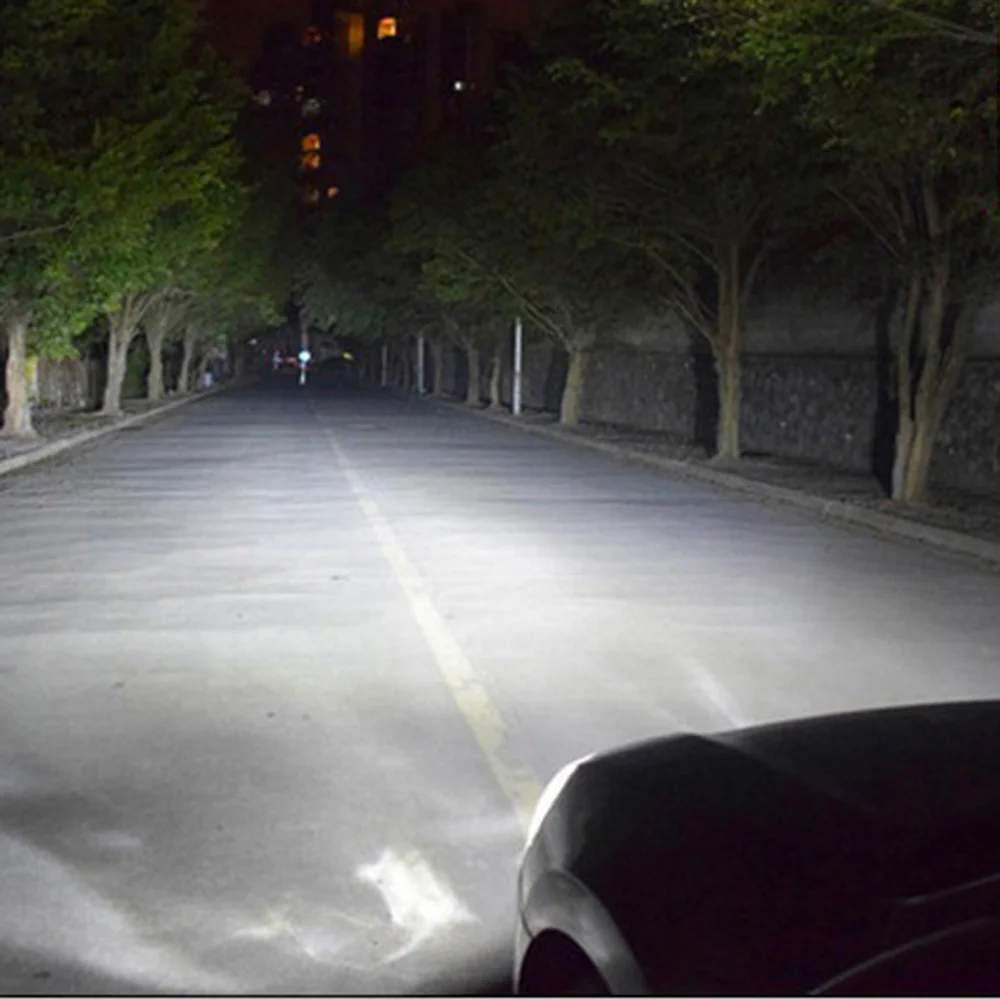 

2PCS P13W-50W Fog Lights LED Fog Beam Lamp White Light 12V-24V with Actual Power 7W