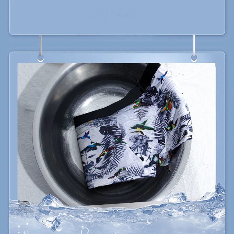 10pcs Men Underwear Boxers Shorts Ice Silk Underpants Summer Cool Shorts Underwear for Man Soft Male Panties Plus Size Boxer