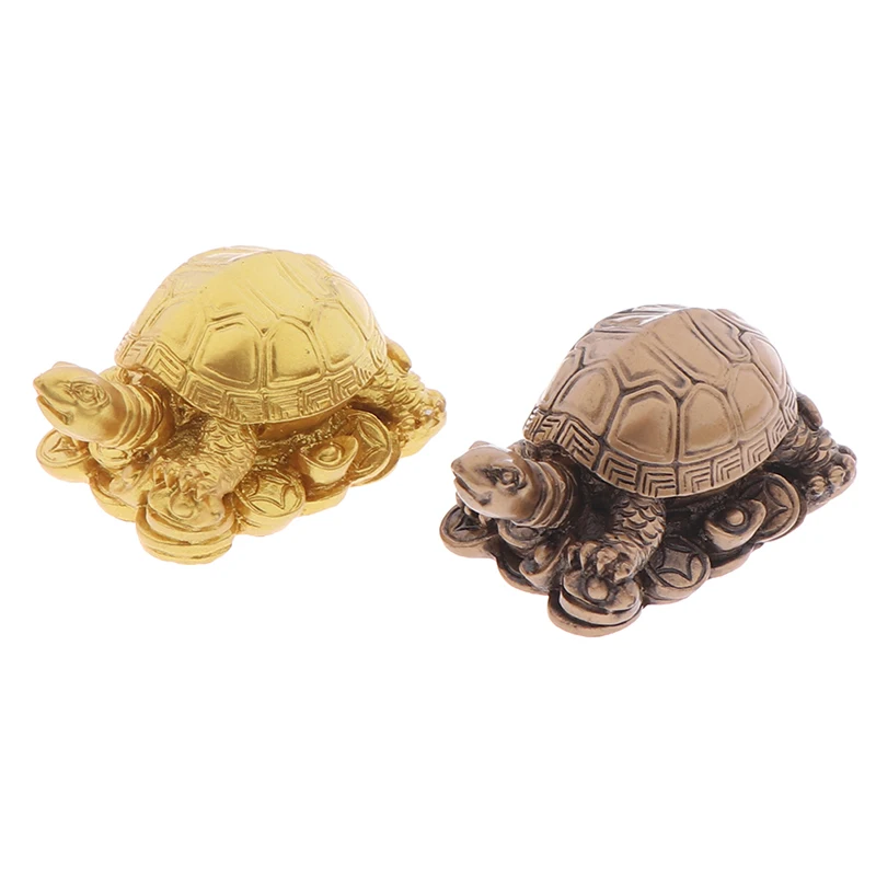 

1pcs Feng Shui Toad Money LUCKY Fortune Turtle Figurines Miniatures Desk Ornaments Antique Statue Tabletop Home Decor Lucky Gift