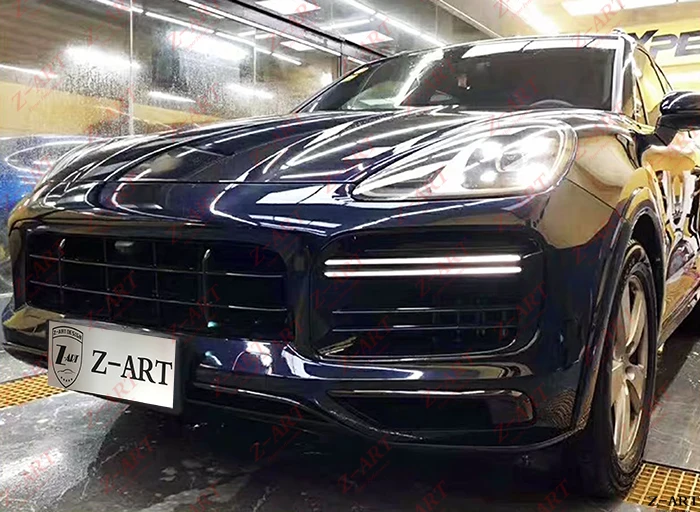 Z ART впрыска PP turbo переднего бампера для Porsche Cayenne 959 S 2018 2019 турбо тюнинг пакет