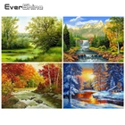 EverShine алмазная живопись, пейзаж, вышивка крестиком 5D, Алмазная мозаика сделай сам, полный квадратный холст, сезон, стразы, искусство, домашний декор