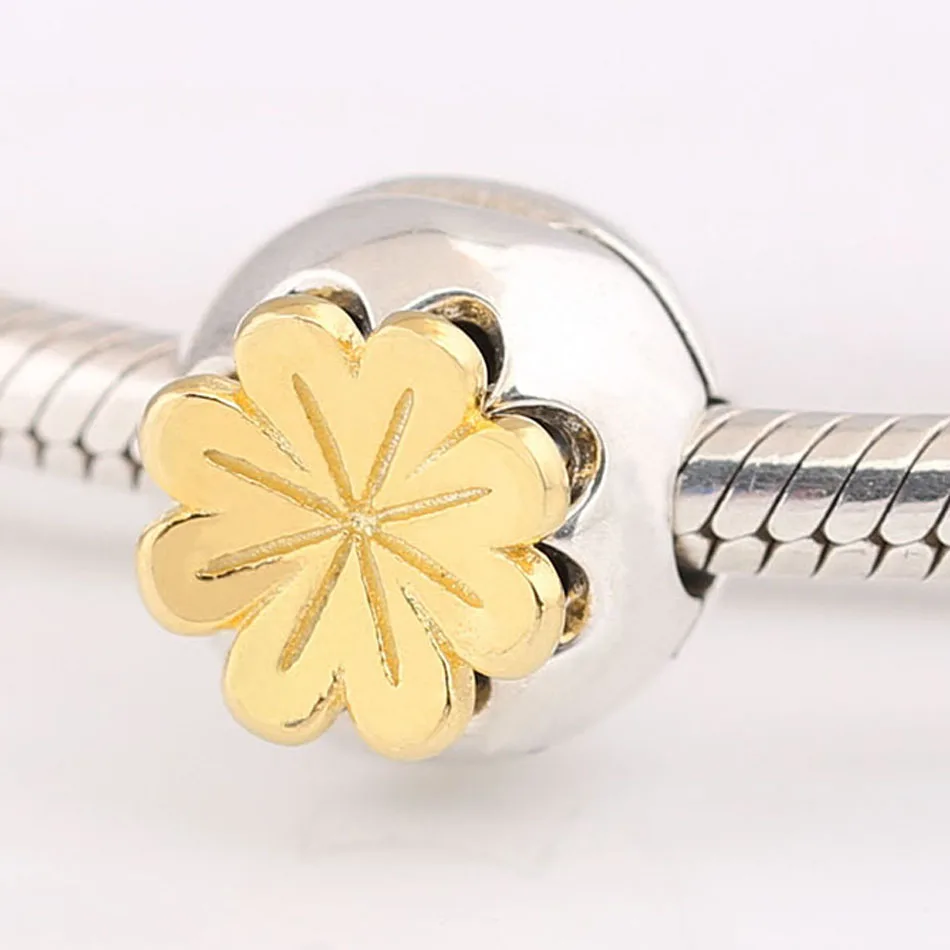 

Женский браслет из серебра пробы, с блестящими лепестками и кристаллами