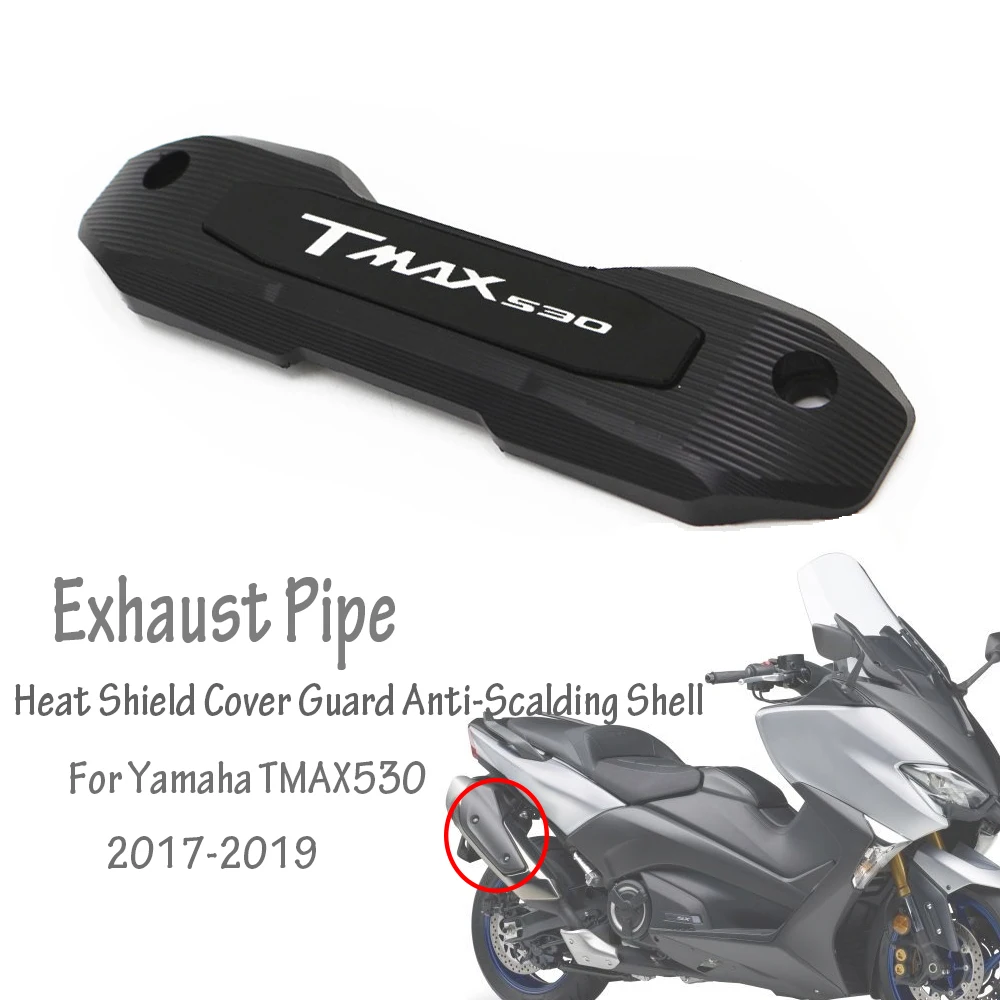 

Защитный чехол для выхлопной трубы мотоцикла, защита от ожогов, защита от падения, глушитель для Yamaha TMAX530 TMAX 530 2017 2018 2019