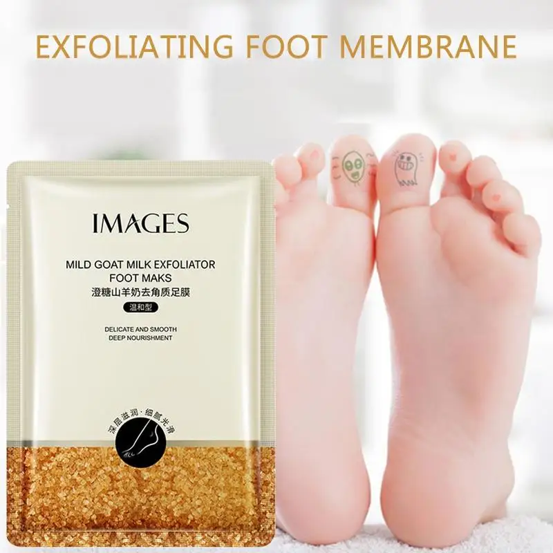 Отшелушивающая маска для ног из козьего молока увлажняющая удаления омертвевшей