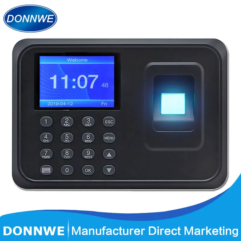 

Attendance machine Fingerprint Time Attendance time clock attendance machine CD Scree Employee Recognition Recording device