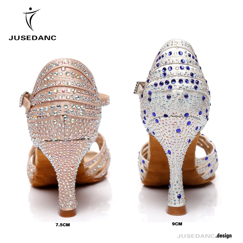 Женская Обувь для бальных Танго женская обувь сальсы с кубинским каблуком