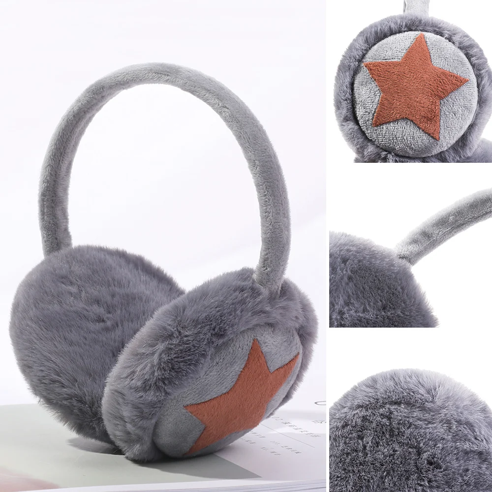 

1Pc Ear Warmers Kids Girls Boy Winter Autumn Warm Thick Faux Fur Earmuffs Snow Outdoor Women Ear Warmers Fluffy Earflap