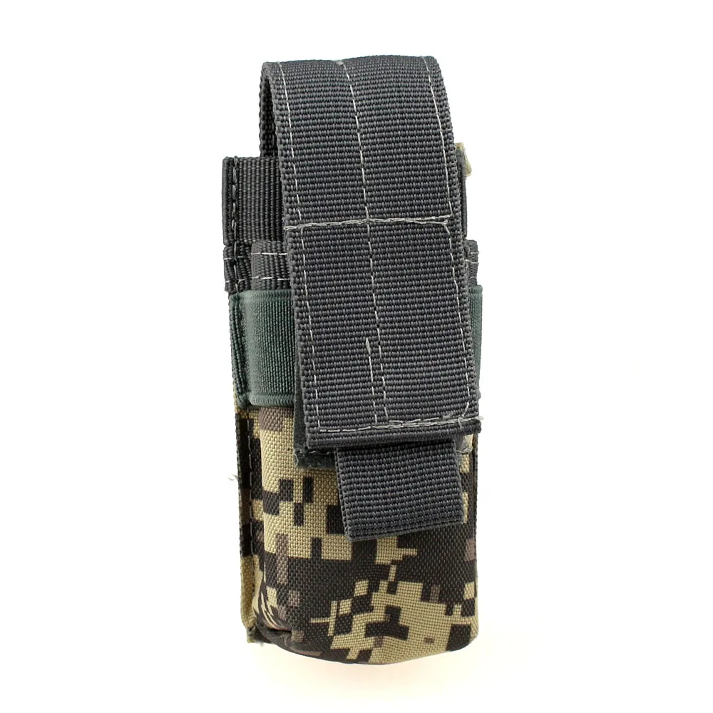 A Тактический военный Molle Инструменты Нож OC спрей фонарик Сумка один Пистолет подсумок Открытый Охота кобура Сумка - Цвет: A
