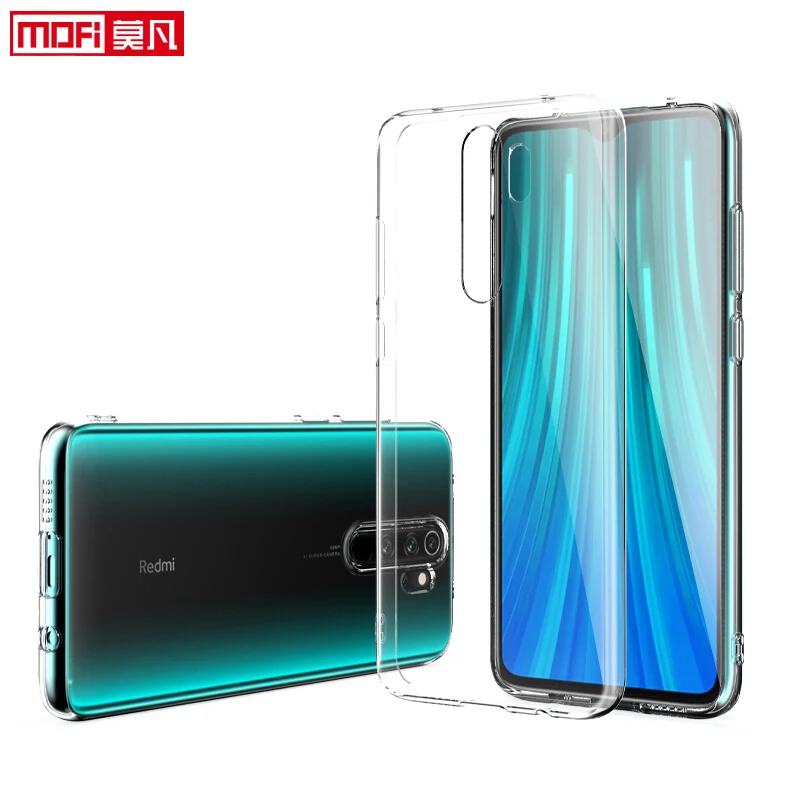 Прозрачный чехол для xiaomi redmi note 8 pro прозрачная Мягкая силиконовая задняя крышка