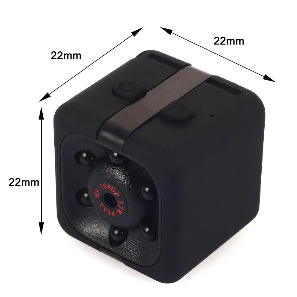 SQ11 мини камера видеокамера FULL HD 480P ночного видения Видео Диктофон