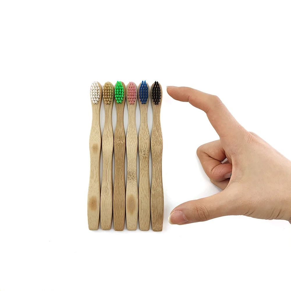 Бамбуковая зубная щетка Chidren мини-щетки для банниров из натурального