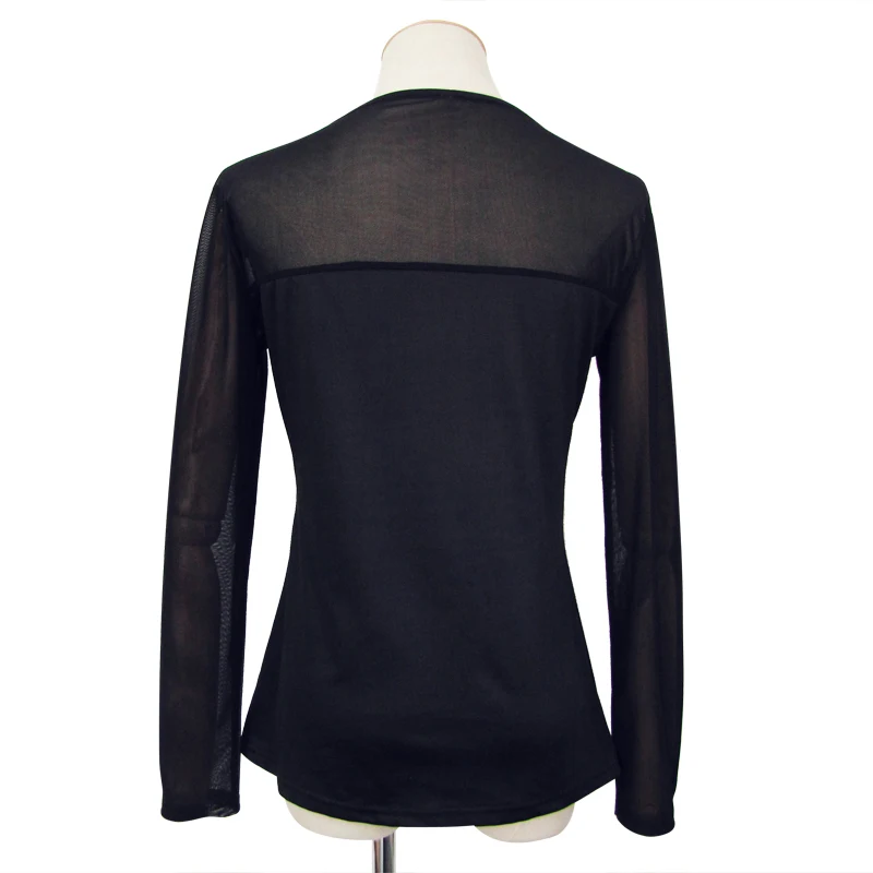 Новинка 2020 женская рубашка с длинным рукавом и глубоким V образным