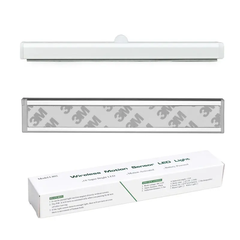 Espow 10 СИД ИК инфракрасный детектор движения Беспроводной датчик освещения шкаф